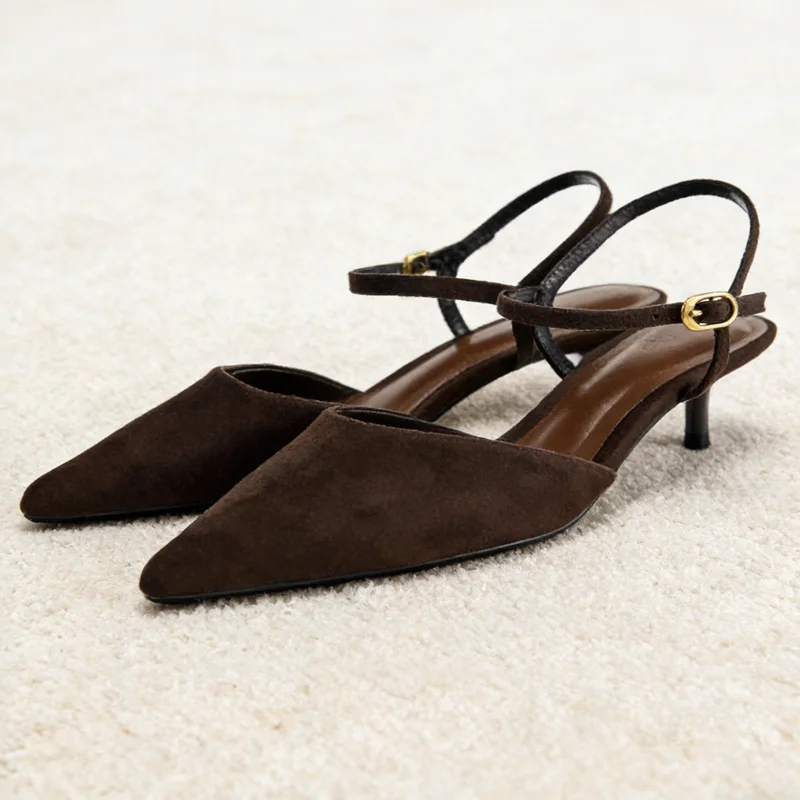 Elegant Pointed Toe Heels Women Sandals 