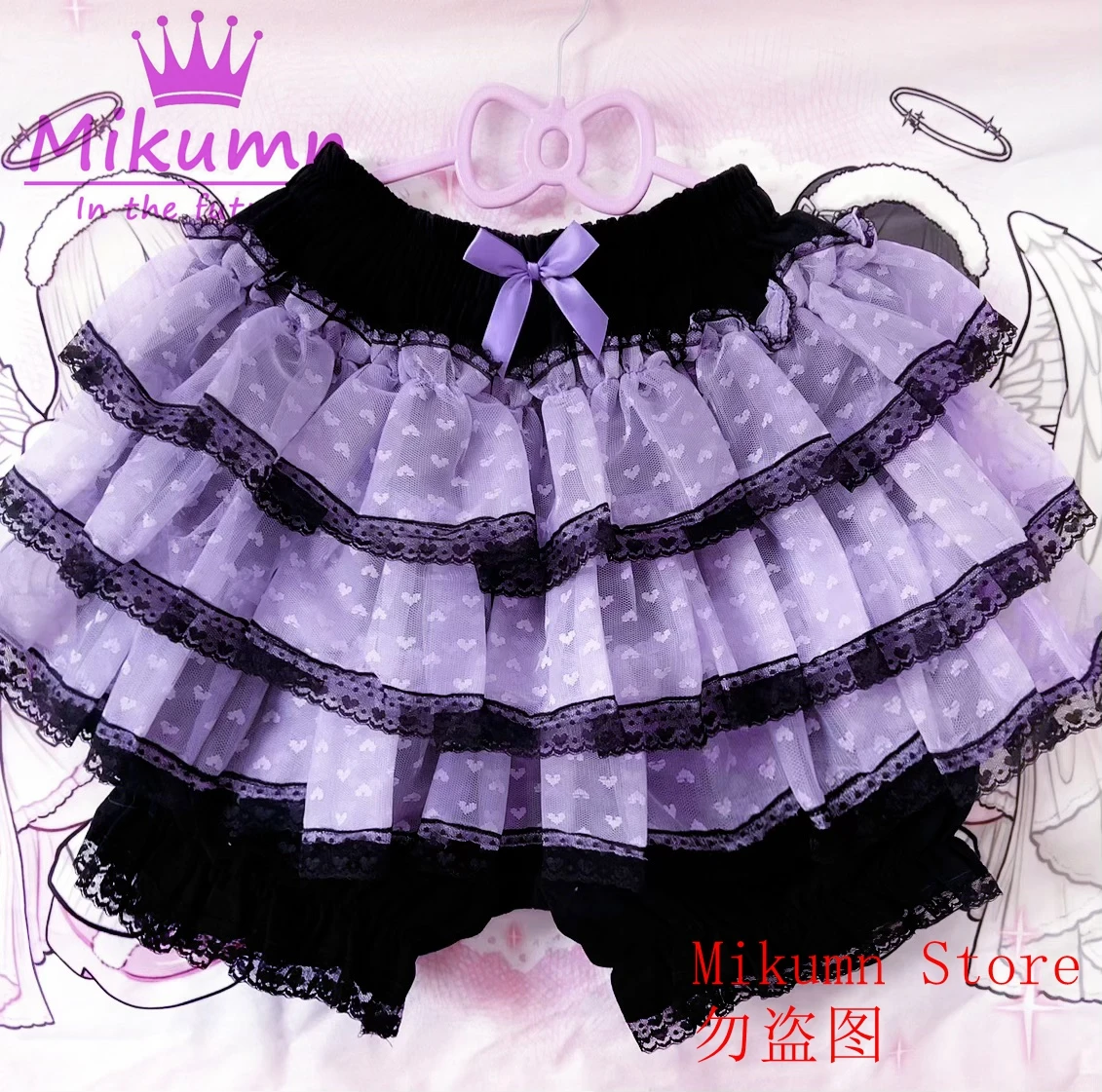 Mikumn Harajuku Zoete Kant Shorts Rokken Y2k Japanse Lolita Kawaii JK Ruches Bloeiers Vrouwen Elastische Taille Veiligheid Korte Broek