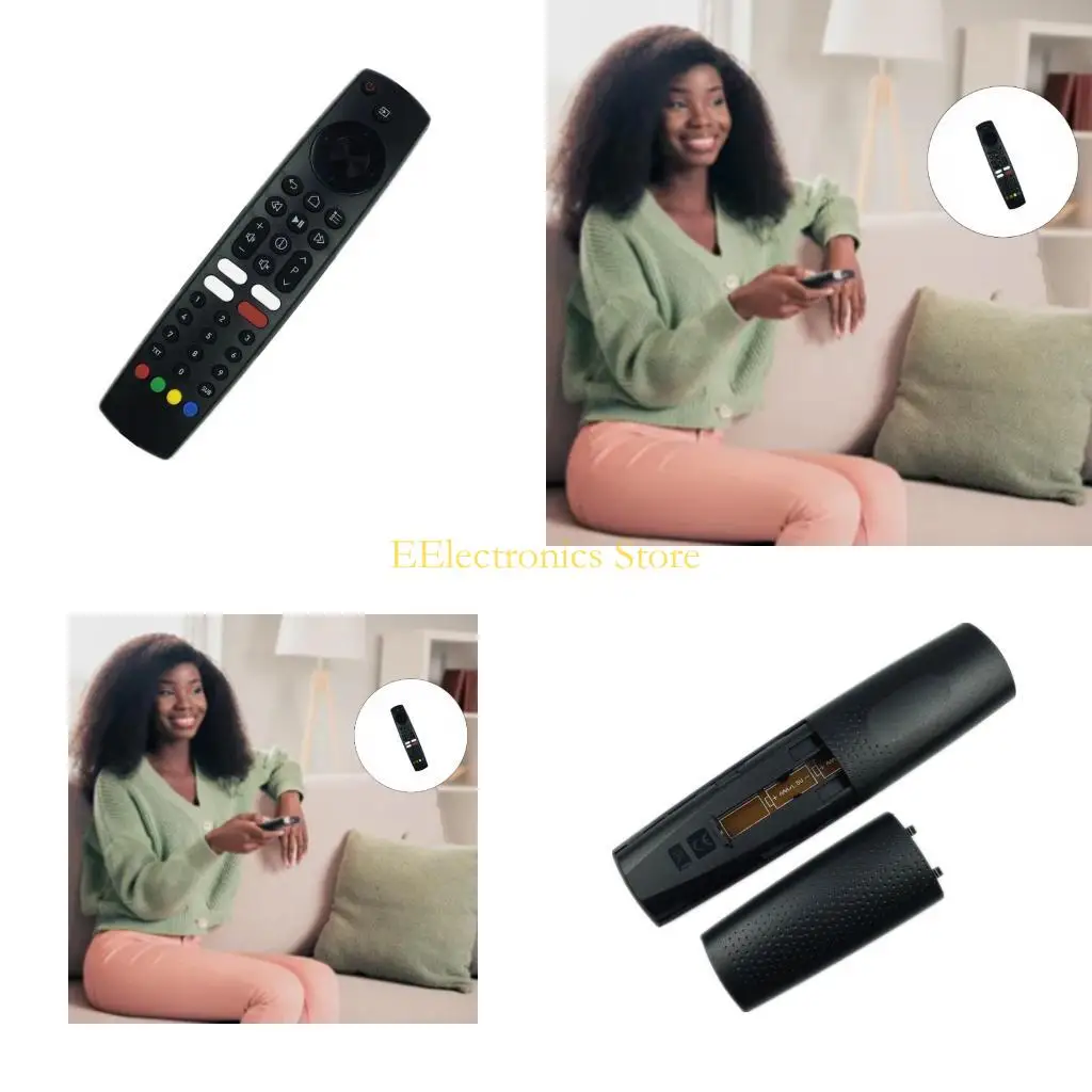 B03C Easy Installs TV Remote Control For TS8187R-11 TS8187R-3 Numerous Models Ergonomic Buttons Durability