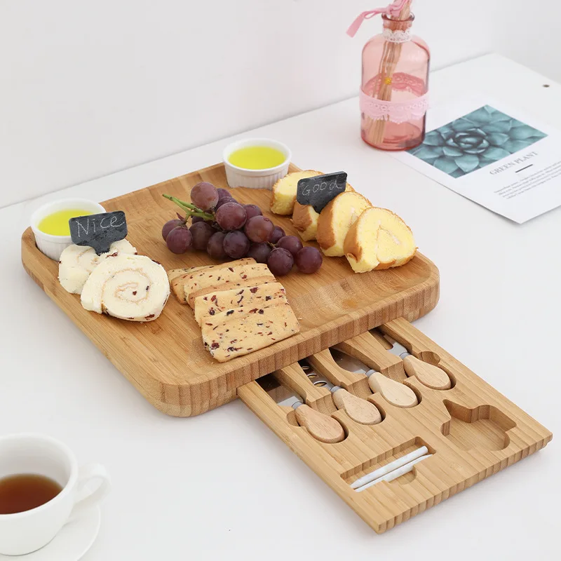 

Directly from the manufacturer Cheese board Fruit bread tray Restaurant serving Bamboo plate Japanese cutting board Steak