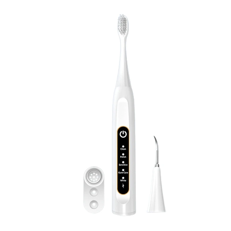 Ultrasonic Electric Toothbrush for Adults Rechargeable Ultrasonic Toothbrush with Brush Heads 5 Electric Toothbrush