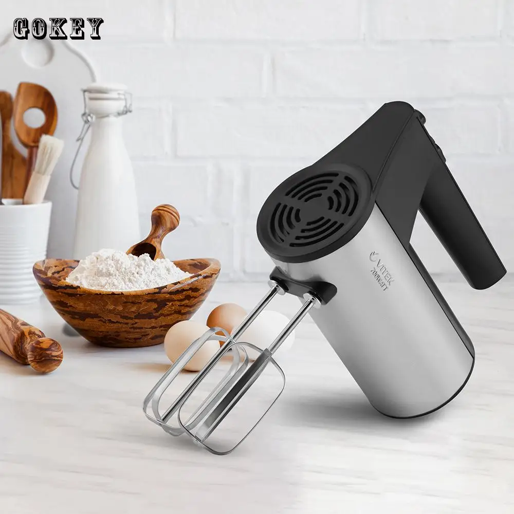 Vertical Kitchen Mixer Automatic Eggbeater Cream Coffee Flour Mixer Stainless Steel Baking Machine Kitchen Utensils