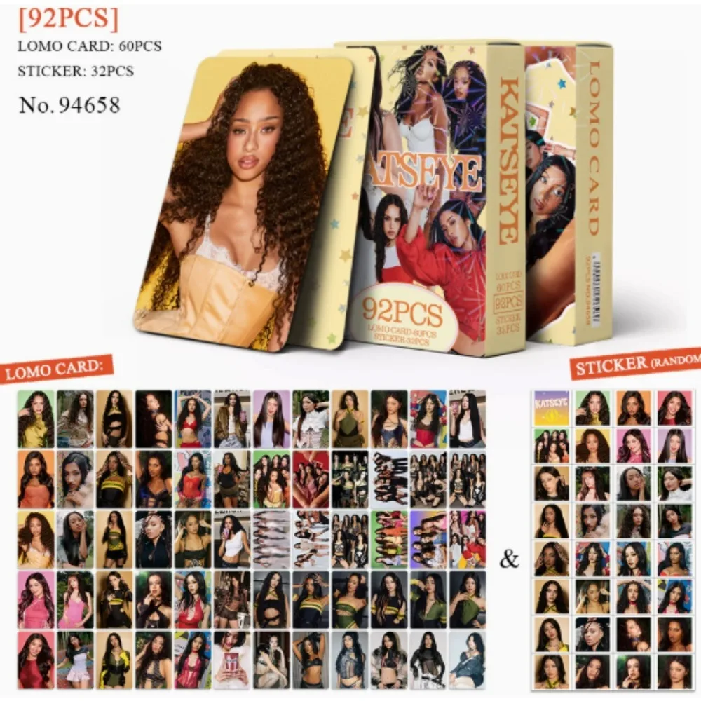 92/124Pcs Kpop Idol KATSEYE Album Gabriela Lomo Cards LARA DANIELA HD Printd Photocards Stickers MANON MEGAN YOONCHAE Fans Gifts image 2