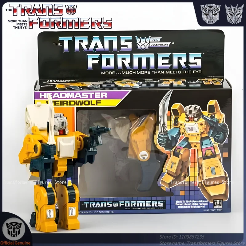Transformator Oryginalna Replika G1-Weirdwolf Ko Film Kreskówka Figurka Akcji Anime Ruchomy Robot Model Studio Zabawna Zabawka Prezenty Dostępne Od Ręki