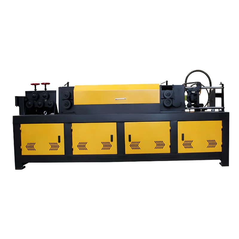 Automatic Rebar Straightening and Cutting Machine High Speed Hydraulic Straightener Scrap Waste Steel Bar Cutting Tool
