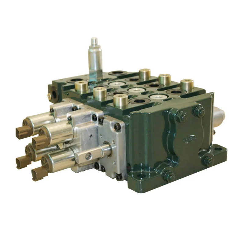 Chine fournisseurs électriques avancés vannes de commande directionnelles 80 Lpm vanne électrique monobloc hydraulique 12v