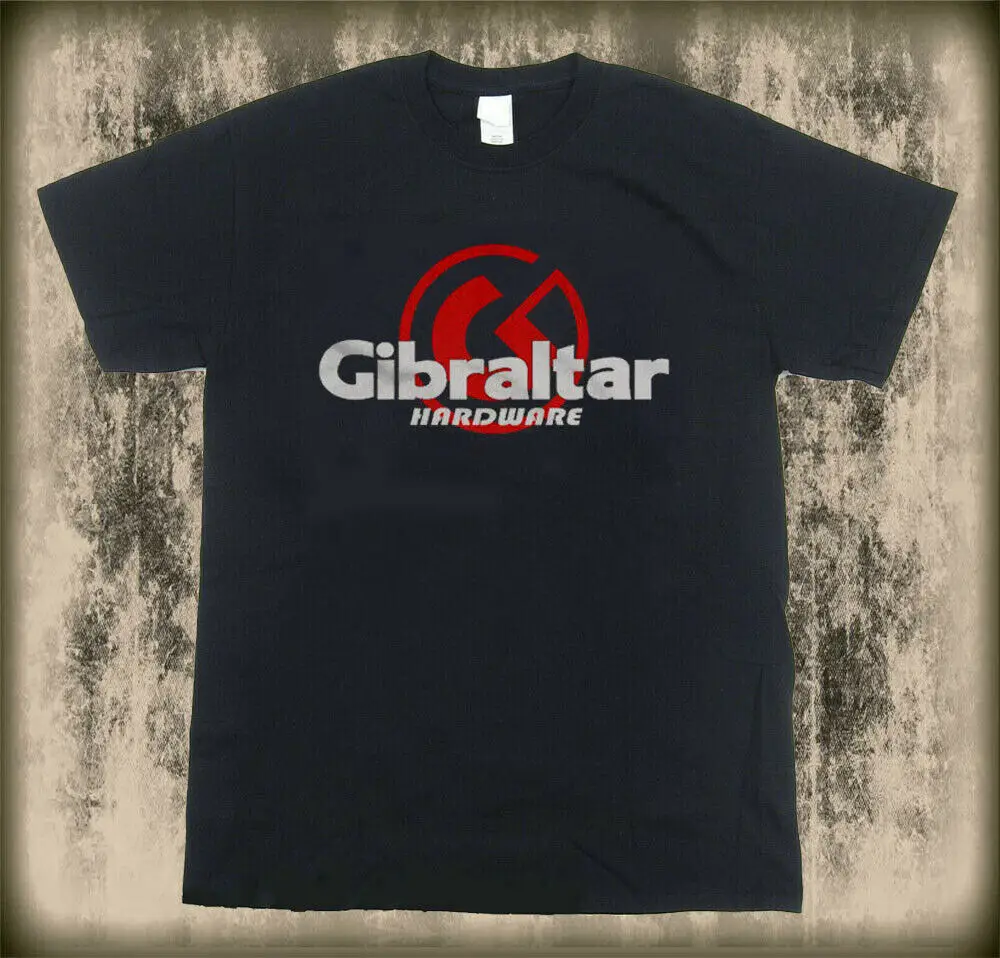 Gibraltar Stand Cymbal Logo Hardware Music T Shirt Sz S M L XL XXL