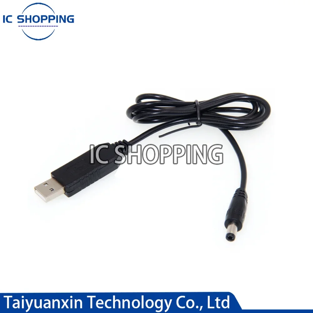 1PCS USB Power Boost Line DC 5V To DC 9V / 12V Step UP Module USB Converter Adapter Cable 2.1x5.5 Plug Router Cat Switch Power