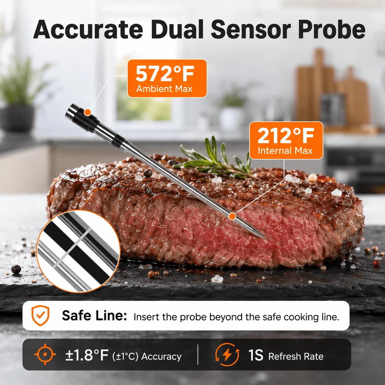Kablosuz Bluetooth Et Termomet - Meat Thermometer incelemesi ve fiyatı