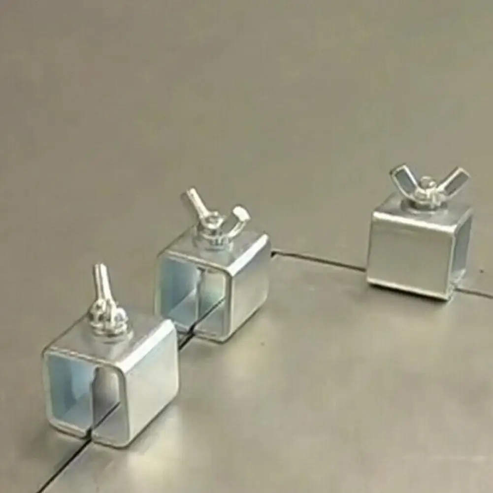 Welding Clamps Welding Clips Locator Lock Clips Metal Positioner Clip Sheet Silver Welding Cleats 8Pcs Practical