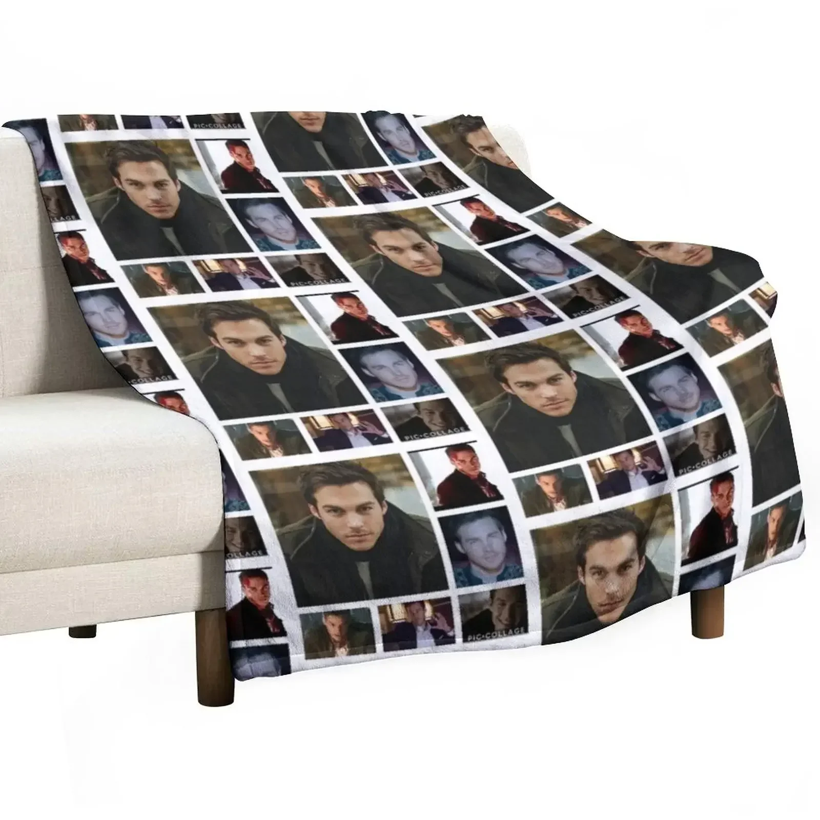 Kai Parker Edit Throw Blanket Hair Winter beds Softest Personalized Gift Blankets