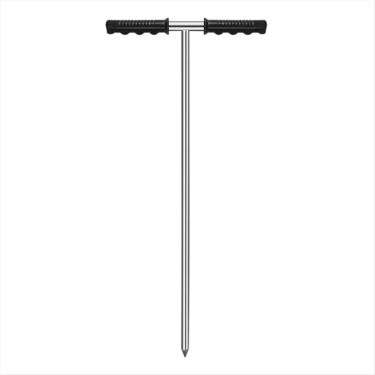 [Greatitem]Stainless Steel Soil Probe, Adjustable Ground Rod Tool for Locating Septic Tanks, Underground Pipes, Water Pipes
