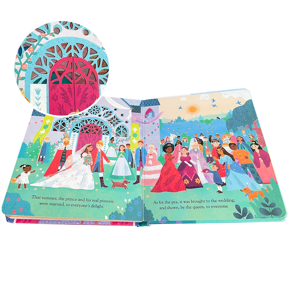 어스본 피프 인사이드 에이 페어리 테일 공주와 완두콩 교육용 영어 그림책 어린이용 3D 플랩 스토리북