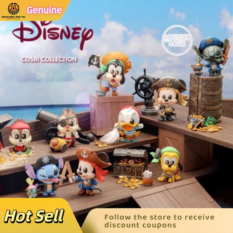 

Genuine Hot Toy Mickey Mouse And Friends (Pirate Version) Cosbi Blind Box Mini Doll Figure Ornaments Spot Confirmation