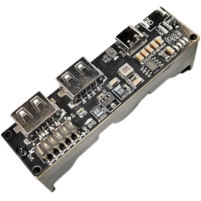 T24C TYPEC Microcontroller 18650 Lithium Battery Charging Discharge Module 3.3V 5V Power Supply Module