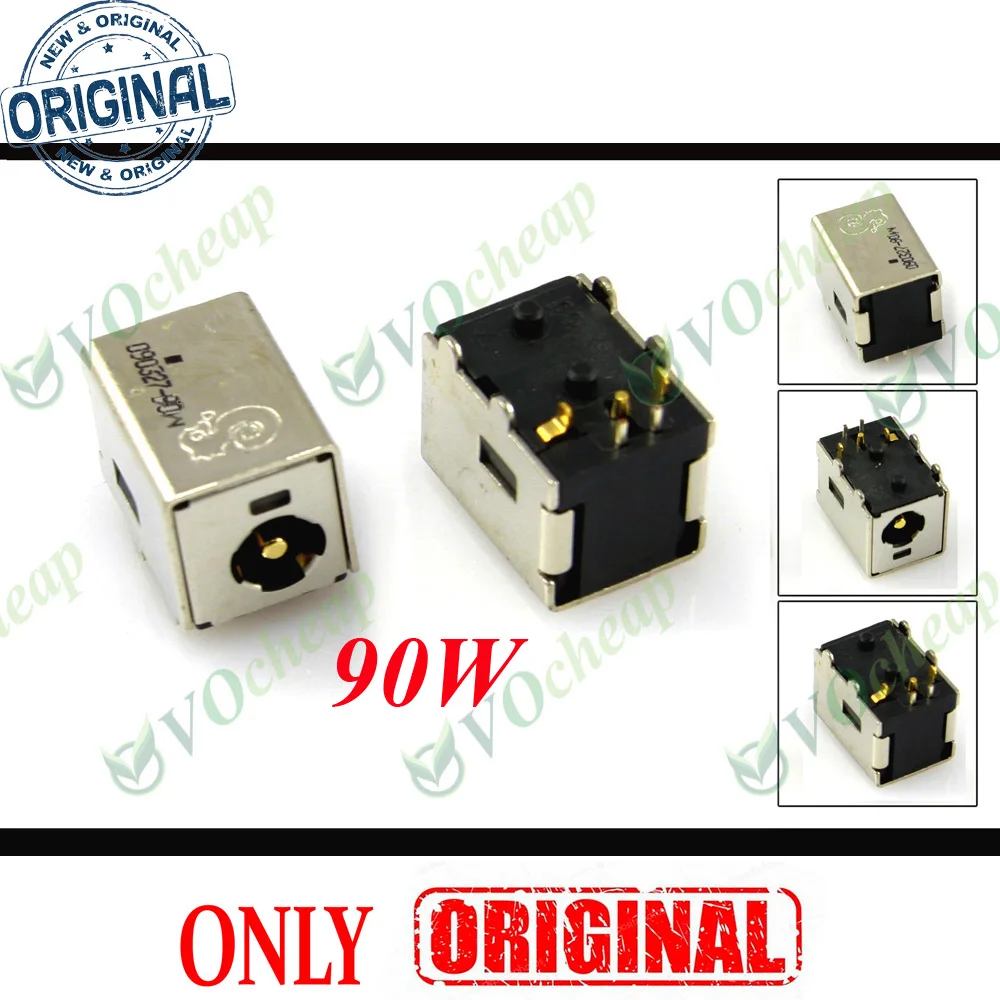 2 x Laptop DC Power Jack for HP Compaq Pavilion dv6000 dv9000 DX6600 Presario F500 F700 V6000 G6000 90W Connector Notebook PJ048