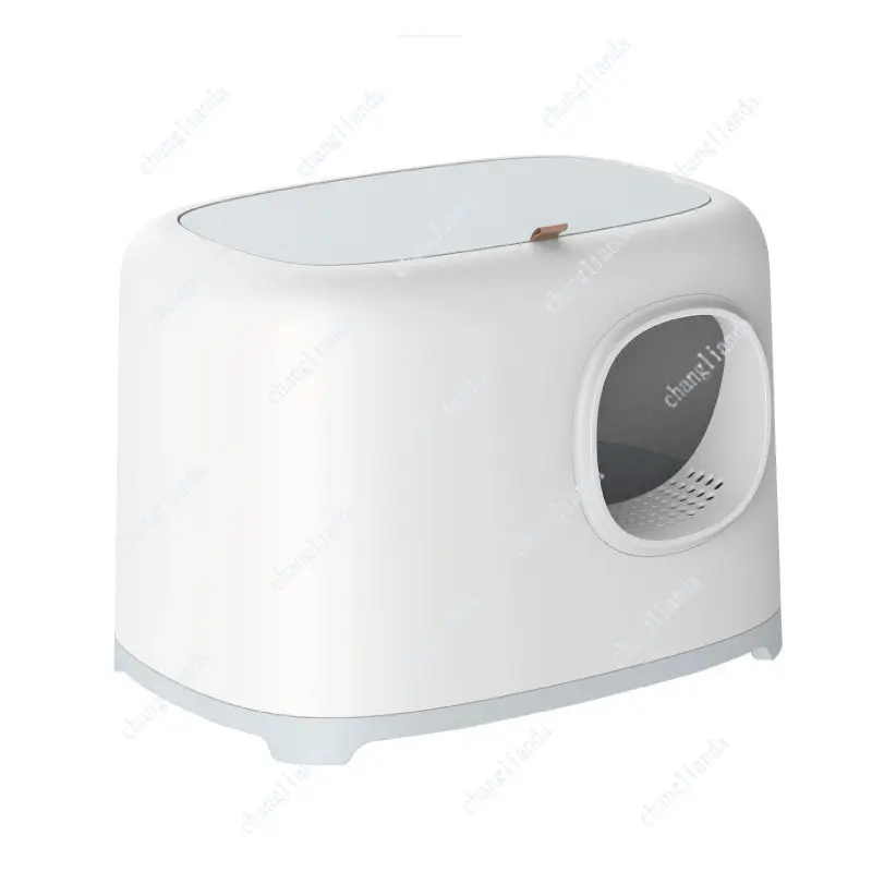 

Полузакрытые подножки для домашних животных, модный песочный туалет, портативное подножное судно для кошек, кошачий лоток для собак, чистый лоток, принадлежности