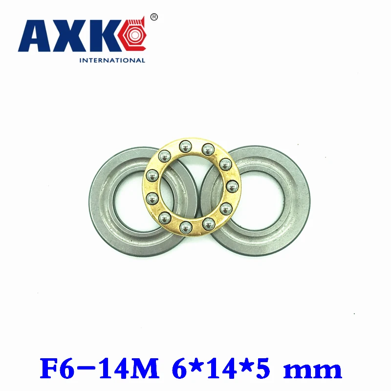 

AXK F6-14M осевой шарикоподшипник, прямые продажи, 10 шт., стальной материал, размер 6 мм х 14 мм х 5 мм для механических применений