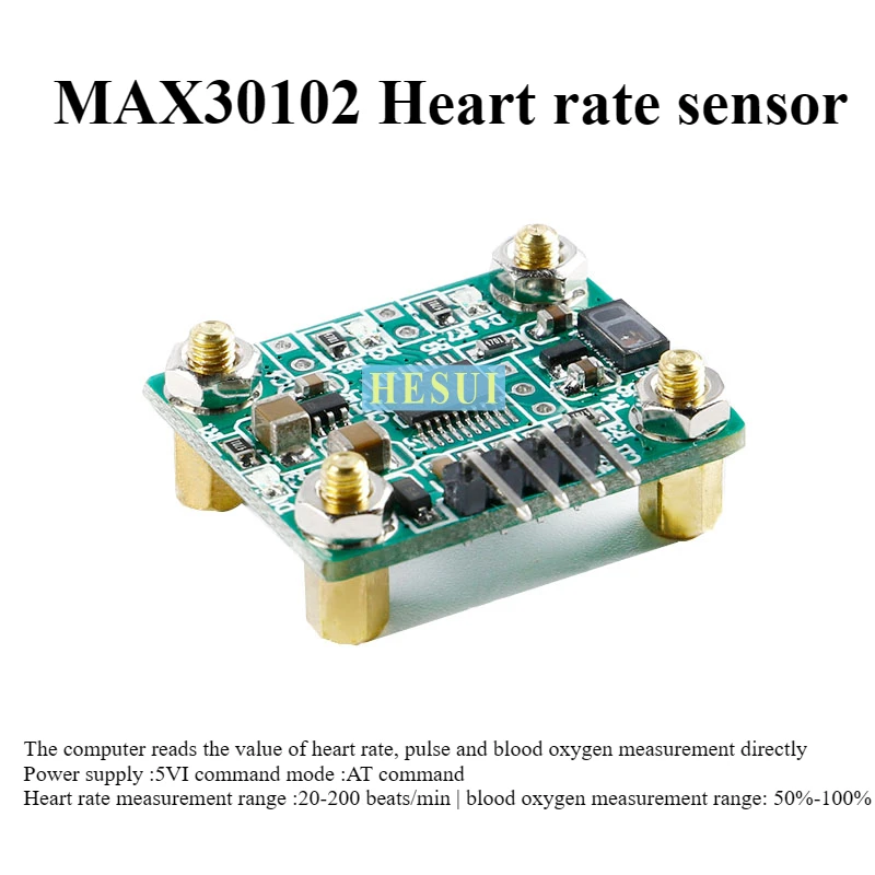 MAX30102 Heart rate sensor module computer direct reading value/heartbeat pulse/blood oxygen measurement