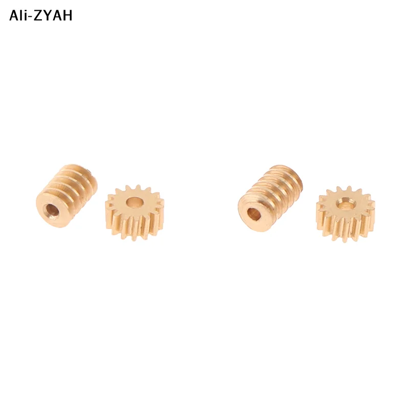 

【Z】1:87 Modulus 0.2 15T Micro Brass Turbine Worm Static Change Gear Hole Dia 0.8mm/1mm Reduction Pinion Shaft Connector