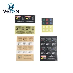 WADSN Tactical PEQ LA-5C Laser Sight DBAL-A2 Sticker Hunting Rifle PEQ 15 Airsoft Laser Indicator Sticker 3 Version