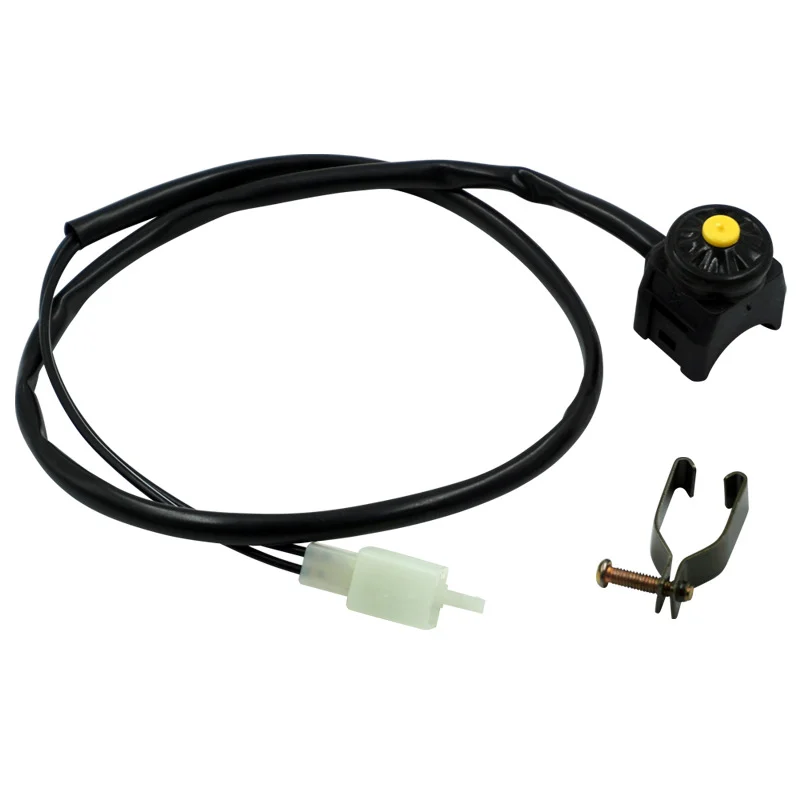 Universal Motorcycle Kill Switch Red Push Button Horn Starter Dirt Bike ATV UTV Dual Sport For 22mm 7/8\
