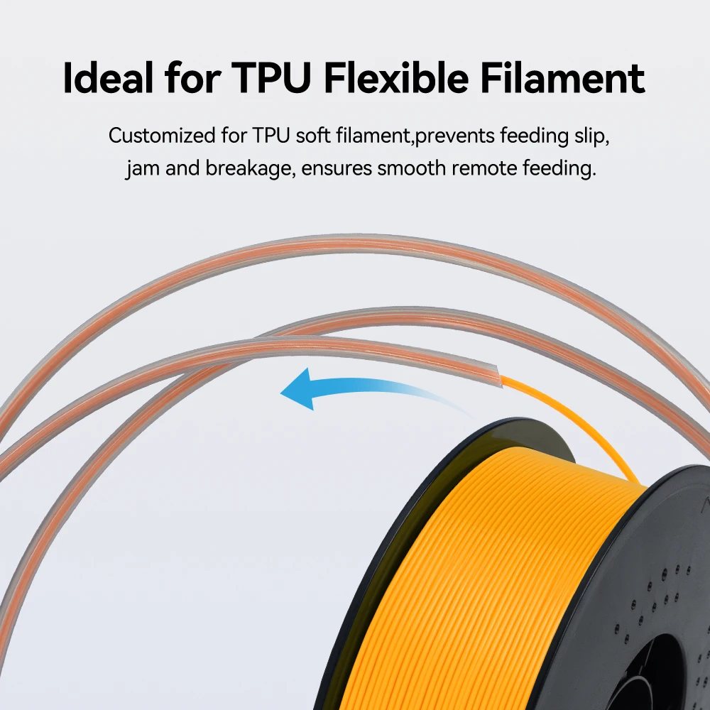 Sternförmiges PTFE-Rohr für Bambu Lab/Creality/Kobra, 4 mm Außendurchmesser, geringer Widerstand, hohe Temperaturbeständigkeit, PTFE-Rohr, 3D-Druckerteile – Detail 2