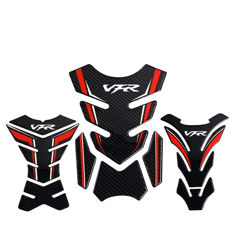 For Honda VFR 800 800F 800X 1200 1200F 1200X 400 Tankpad 3D Motorcycle Tank Pad Protector Decal Stickers