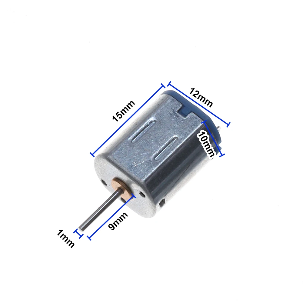​High-torque DC Motor 3V-9V Model Toy N20 Small Flat 7100RPM-20600RPM High-speed DC Motor DIY Accessories 5PCS