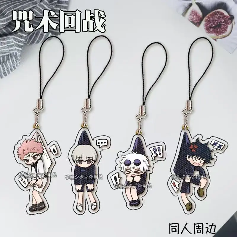 

Аниме-атрибутика Jujutsu3: Милая версия Q Акриловый брелок-фигурка Нобары Кугисаки, акриловый кулон-фигурка Рёмена Сукуны, игрушка-подарок