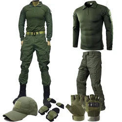 Tactical Uniform H Suits Milit Outdoor Camouflage Suit Hunting Shirts Pants Fish Trainning Airsoft Paintball Clothes Sets