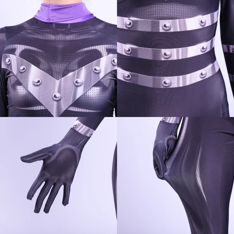 FC6ONE PUNCH-MAN Costume Speed Sonic Zentai Superhero Bodysuit Suit Jumpsuits Halloween Costume for Kids Anime Costumes@FC8！