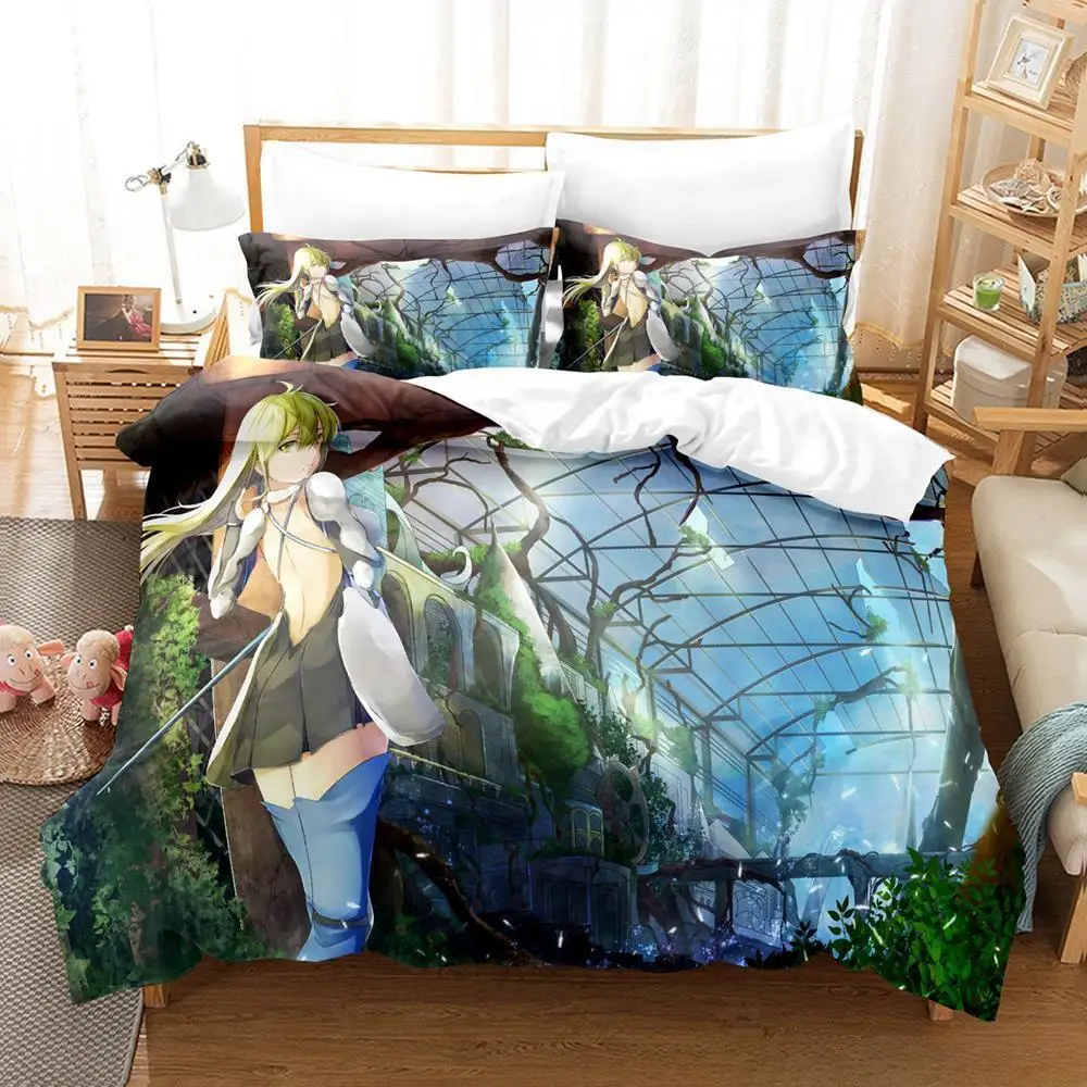 New Is It Wrong To Try To Pick Up Girls In A Dungeon IV Part Bedding Set Anime three-piece Set Adult Kid Bedroom Duvetcover Sets
