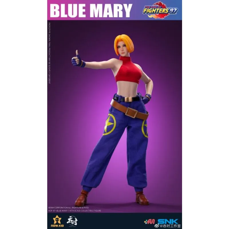 스왈로잉 타임 오리지널 1/6 킹 오브 파이터즈 97 브루 메리 모바일 천 인형 액션 피규어 모델 장난감 장식품 남자아이 선물