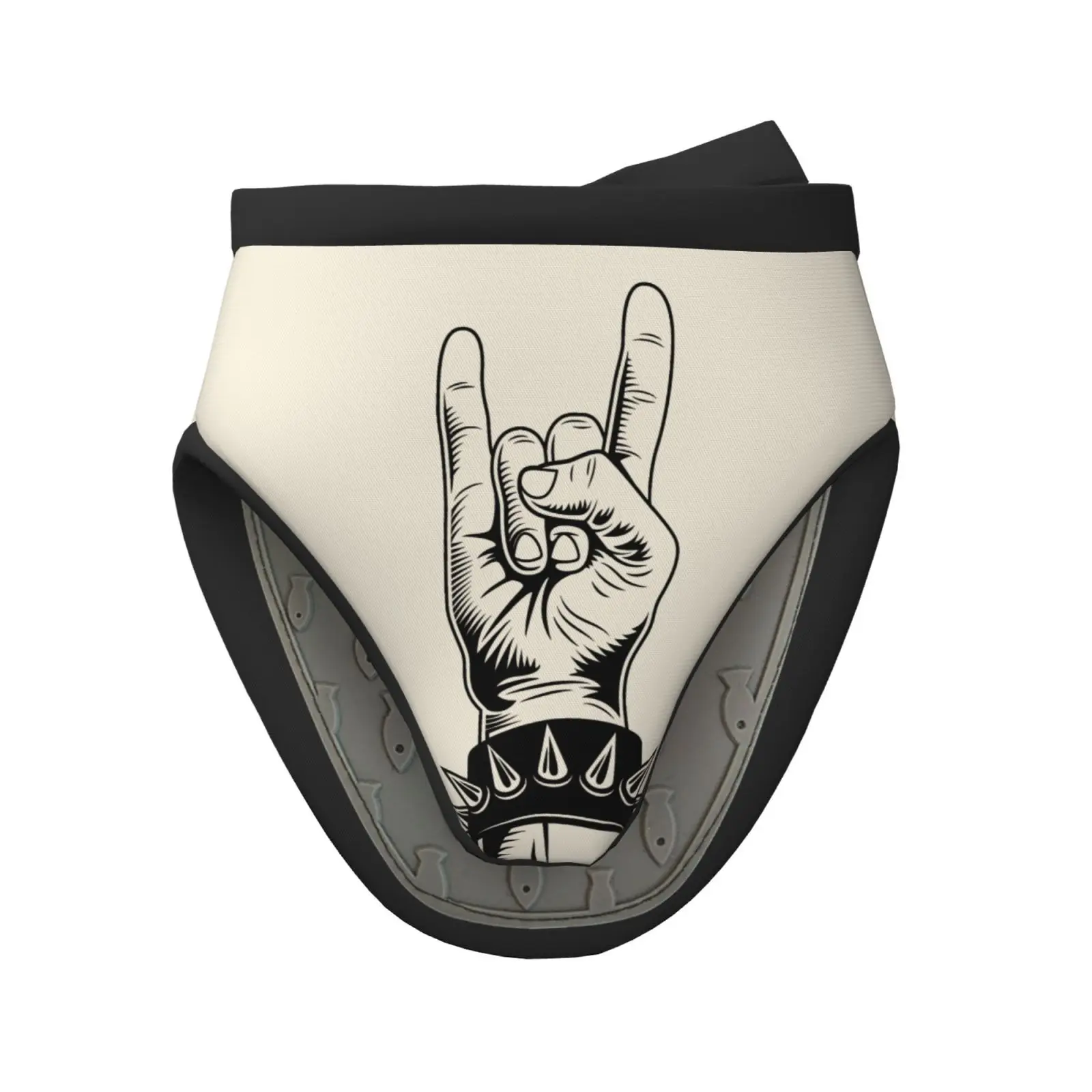 Creative Sign of the Horns Heat Resistant Anti-scalding Gloves Pinch Grip Mini Oven Gloves Kitchen Practical Cooking Tools