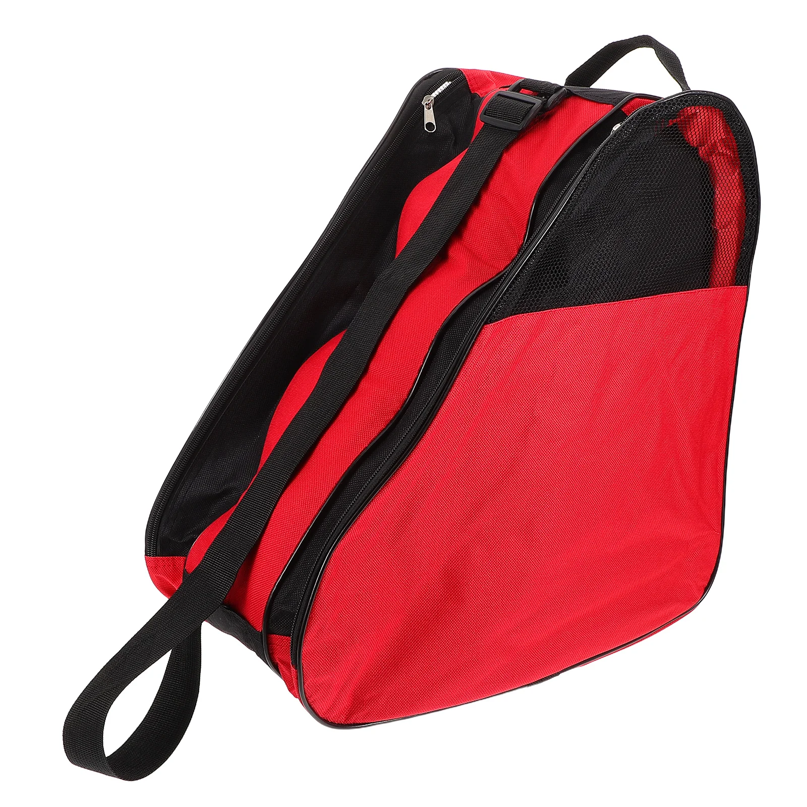 حقيبة تزلج دوارة خفيفة الوزن ومتينة للتزلج على الجليد المضمنة، حامل أحذية الهوكي المحمولة للجنسين، معدات رياضية خارجية #3