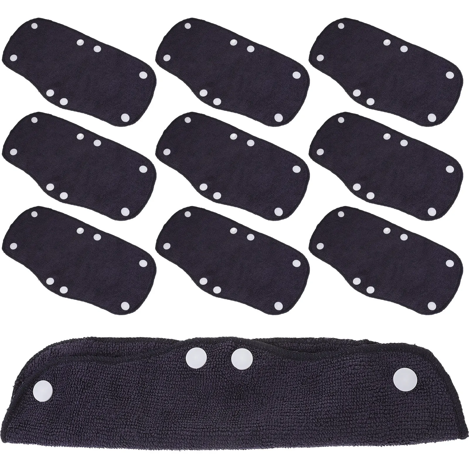 

10Pcs Safety Hard Hat Sweat Band Washable Reusable Liners for Safety Helmets Comfortable Breathable Sweat Prevention Hard Hat