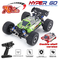 KF13 70KM/H Brushless RC Car 4WD Electric High Speed Off-Road 1:16 Remote Control Drift Monster Truck for Kids Toys VS MJX 16207