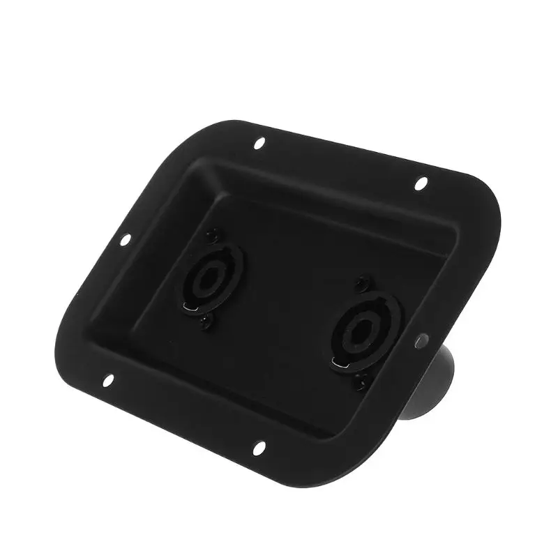 A3PC Jack Plate Socket Junction Box Clip Guitar Dual 1/4\