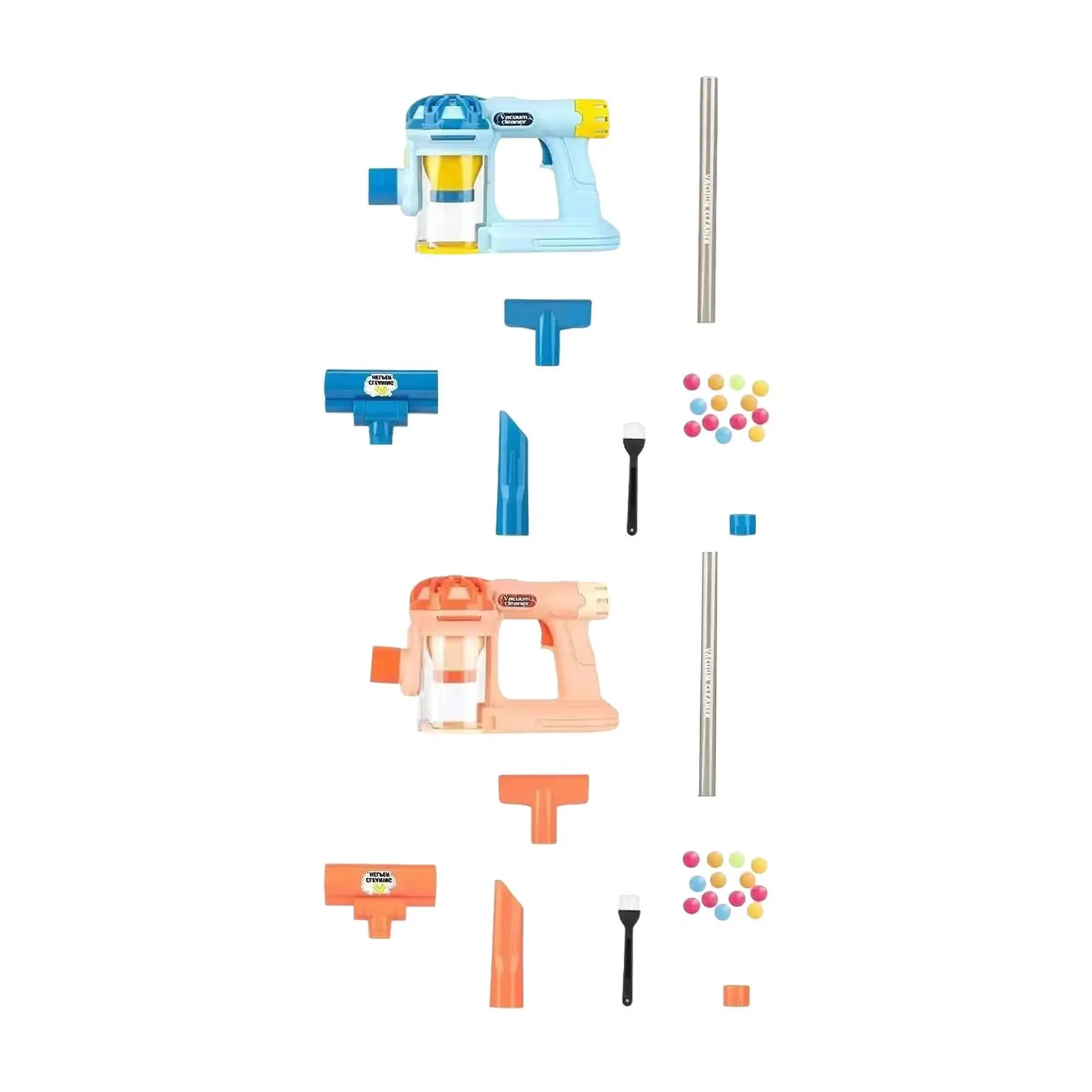 Aspirador de juguete para niños con succión Real 3 en 1, juguete para juego de imitación, juguetes de aprendizaje, juguetes de limpieza para niños de 4 a 6 años