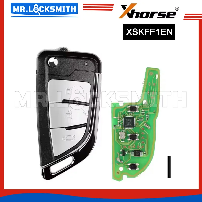 Xhorse XSKFF1EN VVDI Smart Key Knife Style 3 Button Universal Remote Flip Key with Proximity Function for VVDI2 VVDI Key Tool