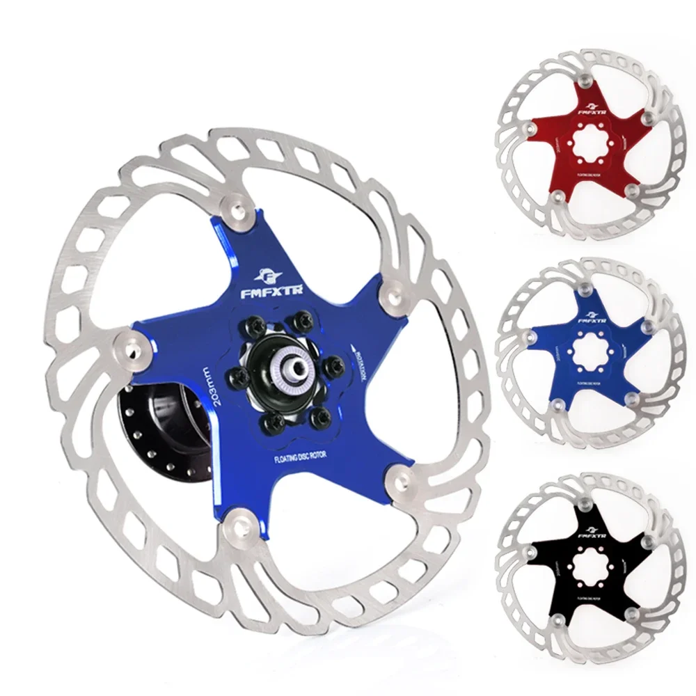 FMFXTR High Quality Bike Parts 160/180/203mm Brake Disc Float Rotor Bicycle Brake Rotor Pads Black Red Blue Gua