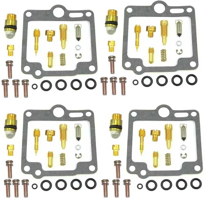 4 компл. для Yamaha XJ900 1985-1990 XJ 900 Ремкомплект карбюратора Набор для восстановления карбюратора 4 компл. для Yamaha XJ900 1985-1990 XJ 900 Ремкомплект карбюратора Набор для восстановления карбюратора