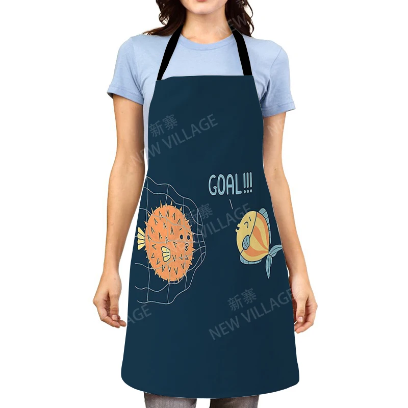 Aesthetic Women kitchen apron kids original Children Waterproof girl princess waiter work apron oil proof cartoon kawaii cute