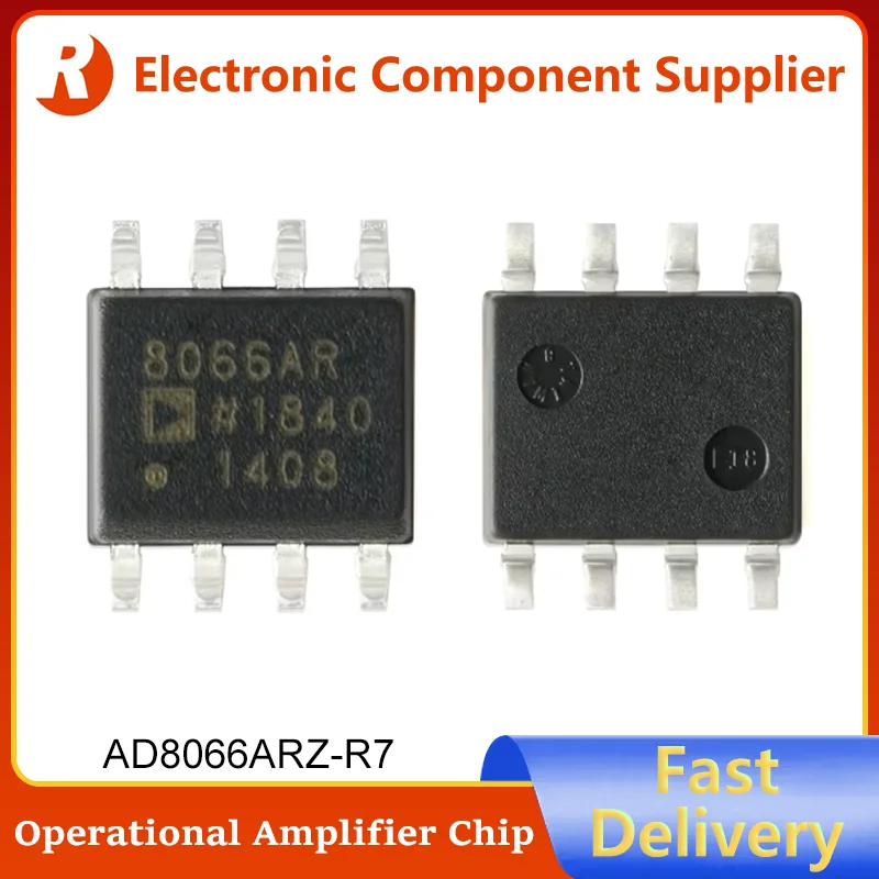 

5Pcs AD8066ARZ-R7 8066AR AD8066ARZ AD8066 SOIC-8 New Original High Performance 145MHz FET input Operational Amplifier Chip IC