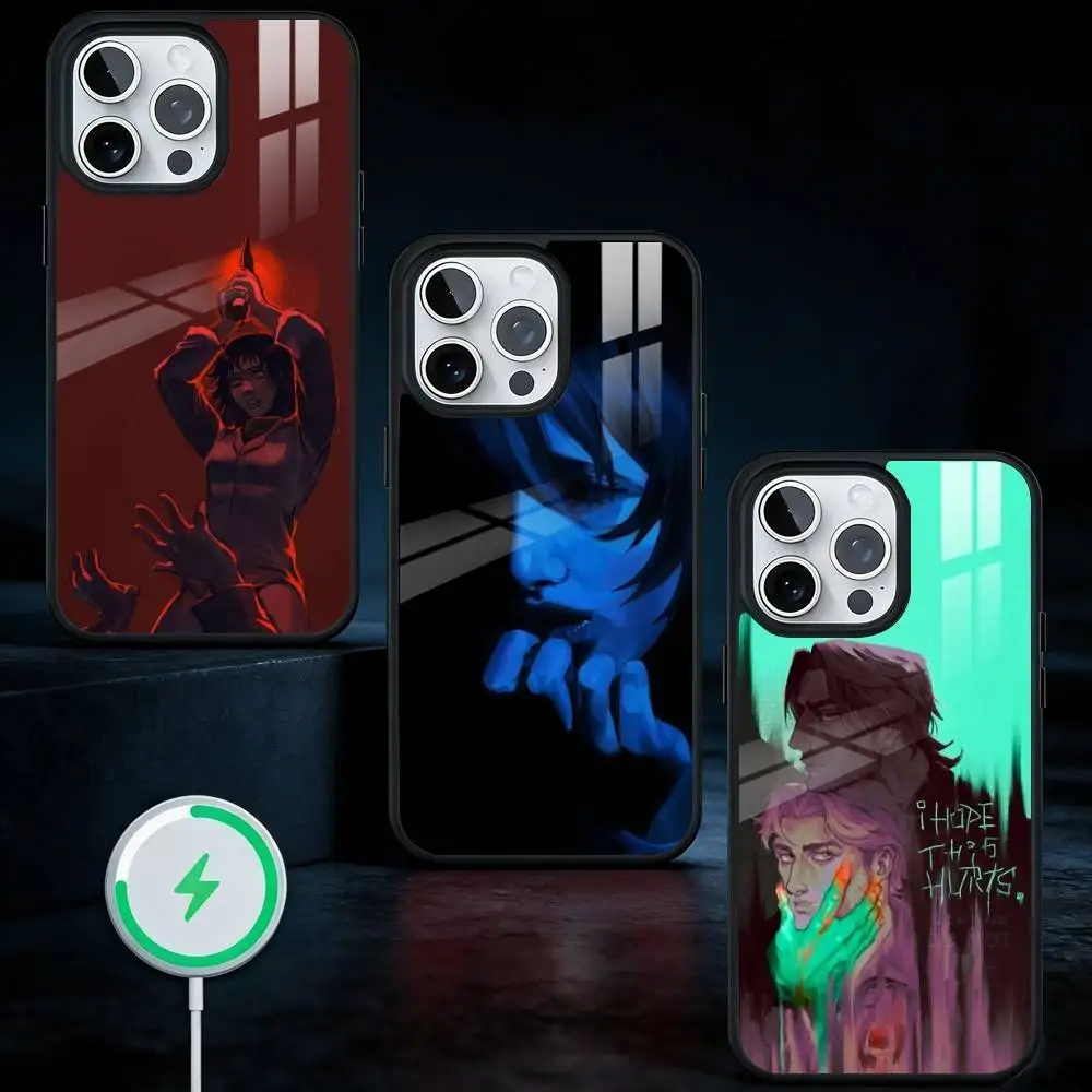 

Game M-Mouthwashing Phone Case For iPhone17,16,15,14,13 Plus,Pro Max Magnetic For Magsafe Wireless Charging