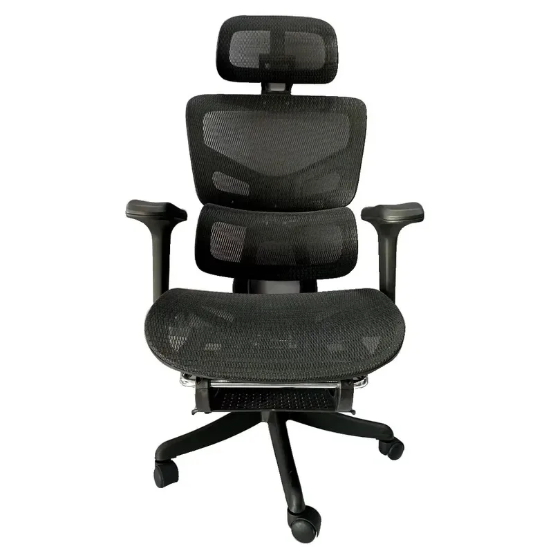 Ergonomic Orthopedic Computer Chair Rotating Breathable Mesh Office Chair with Leg Rest Comfortable