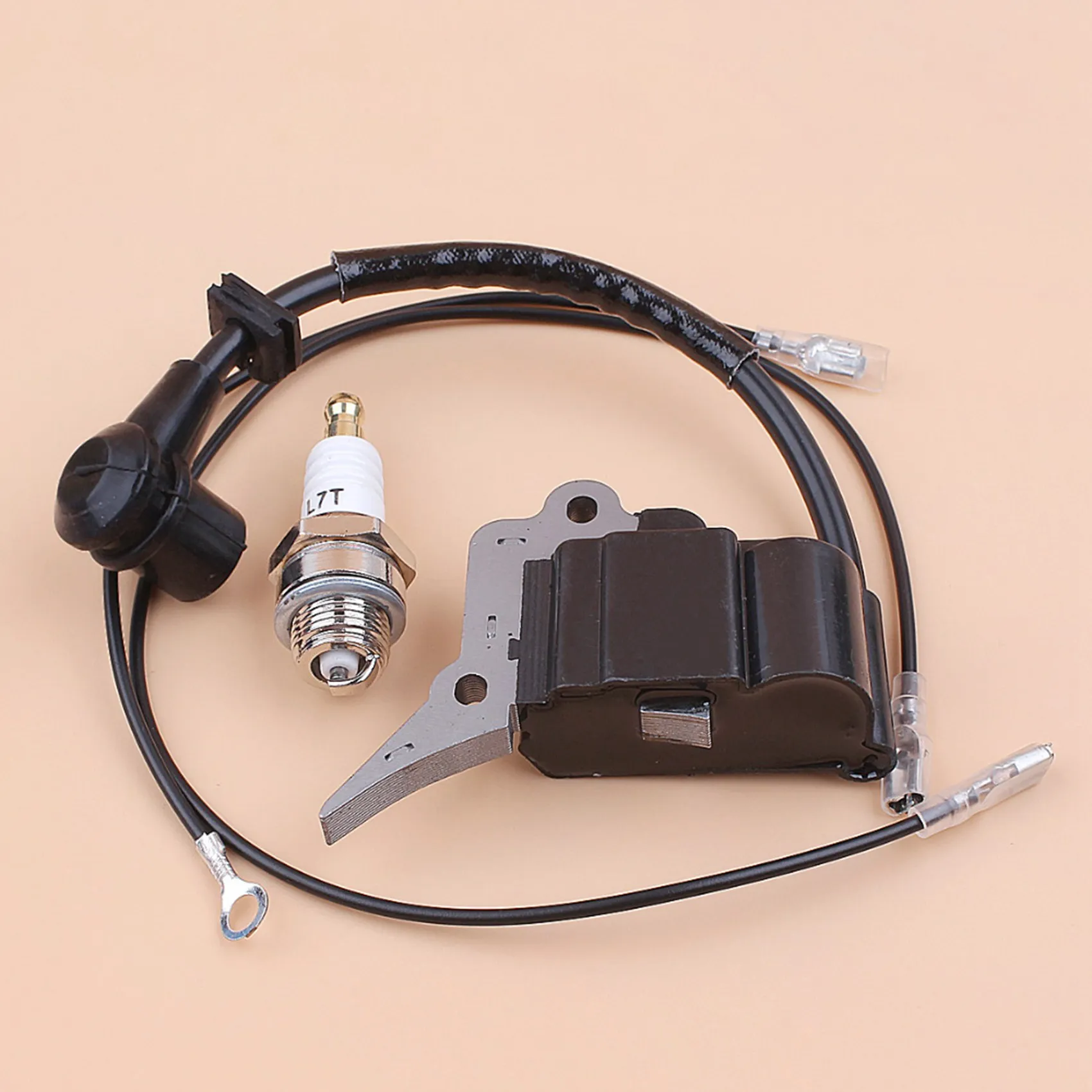 [A92P!】 Ignition Coil Module Spark Plug For Chainsaw 2500 25CC ZENOAH G2500 TIMBERPRO LAWNFLITE Spare Parts