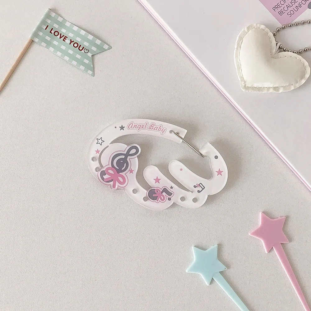 

New Cartoon Keychain Holder Acrylic Star Shaped Cupcake Keychain Key Hanging Fruit Keychain