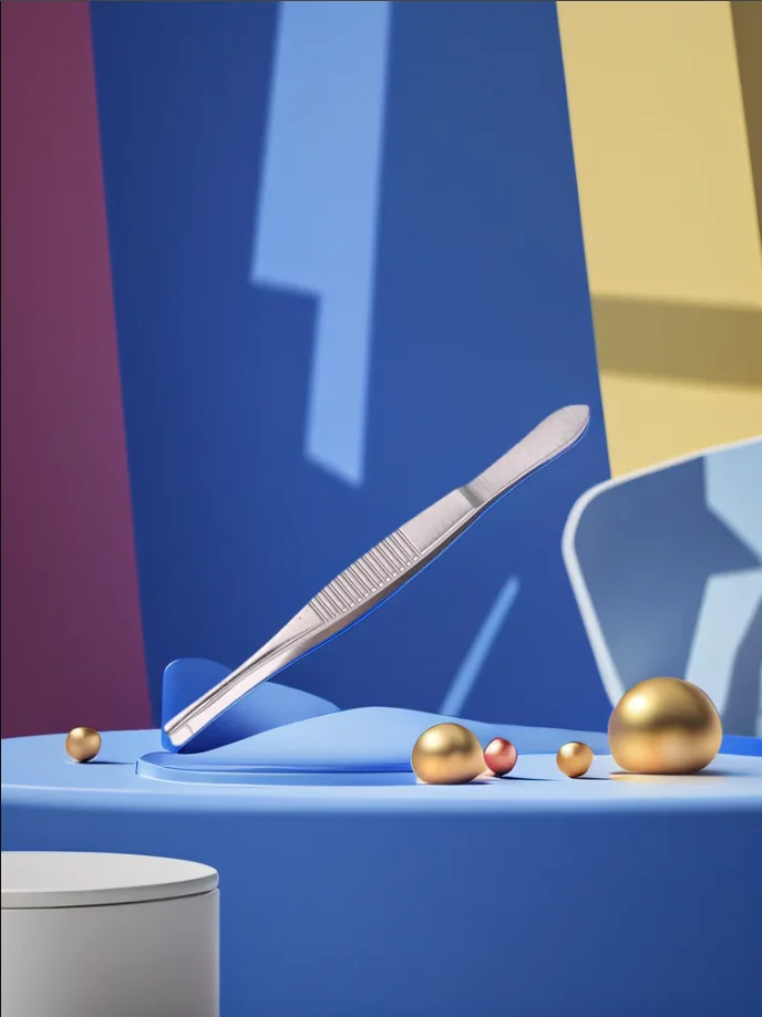 ملاقط تشذيب الحواجب للعين للتثبيت على الجفن المزدوج مناسبة للاستخدام الاحترافي والمنزلي